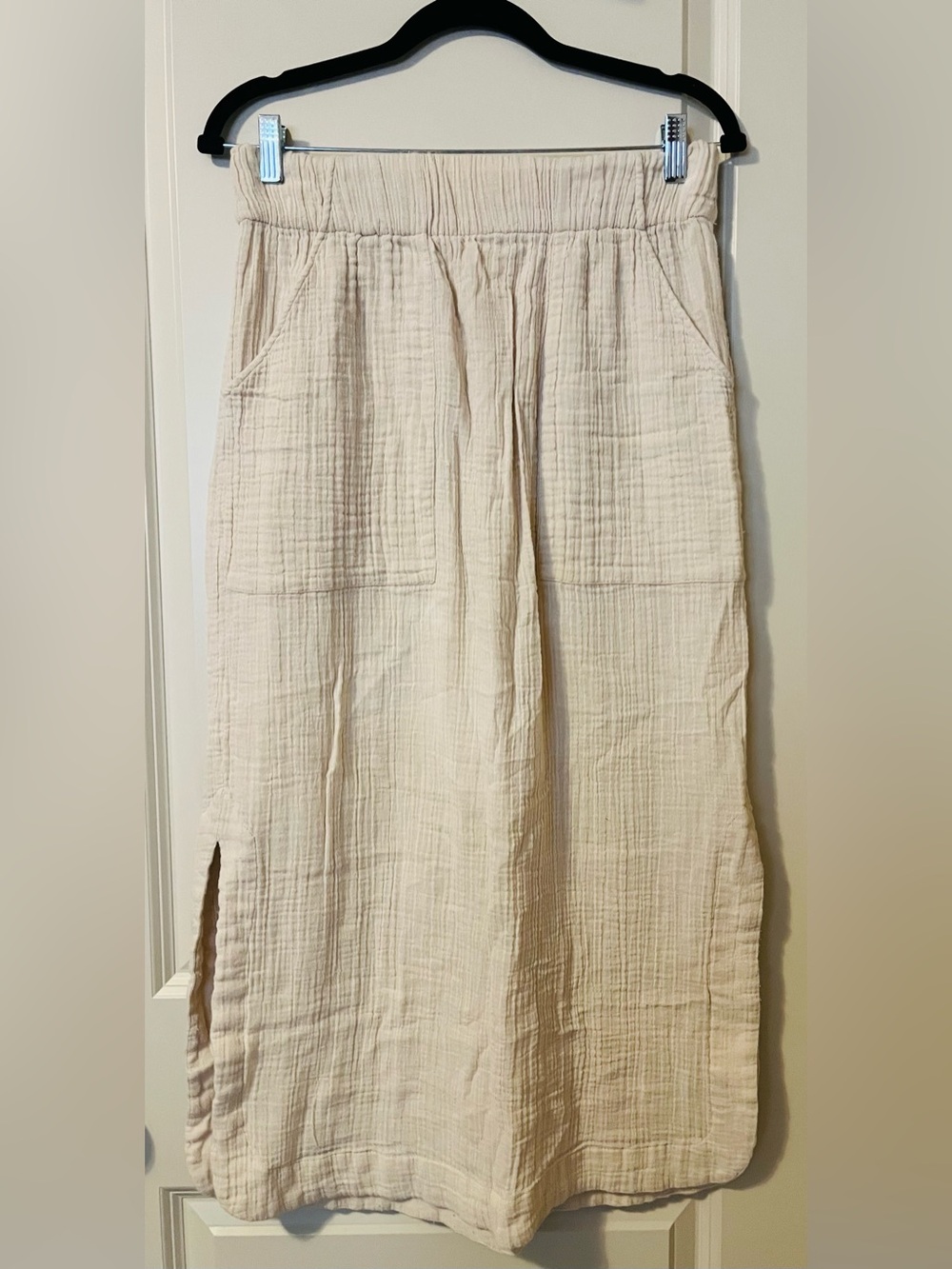 Free People Crinkle Gauze Skirt Size Medium - Picture 2 of 6
